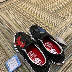 BRAND NEW Krooked Vans Slip On Skate Shoes